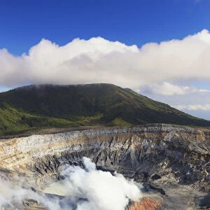 Costa Rica, Central Highlands, Poas Volcano National Park, inner crater