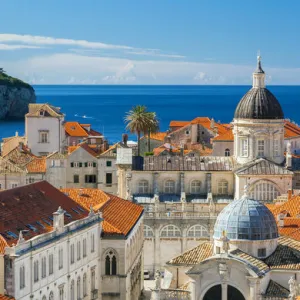 Croatia, Dubrovnik, View of the rooftops