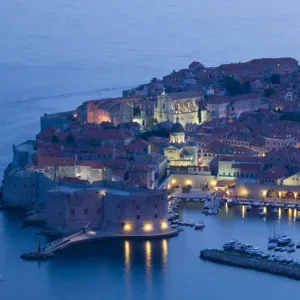 Croatia, Southern Dalmatia, Dubrovnik, Old Town and harbour