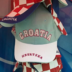 Croatia, Zagreb, Dolac Market, Croatian Souvenir Hats