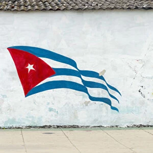 Cuba, Havana, Cuban flag