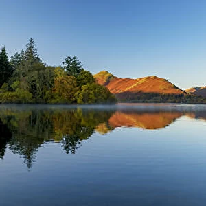 Derwent Water Reflections, Lake District National Park, Cumbria, England