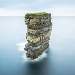Downpatrick Head Print: A Coastal Landscape with Sea Stack Downpatrick Head Print: A Coastal Landscape with Sea Stack