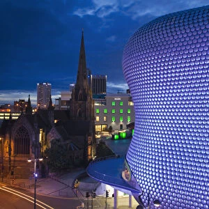 England, West Midlands, Birmingham, Selfridges building, and Bull Ring Shopping Center