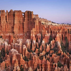 Erosion landscape in Bryce Canyon from below Bryce Point - USA, Utah, Garfield