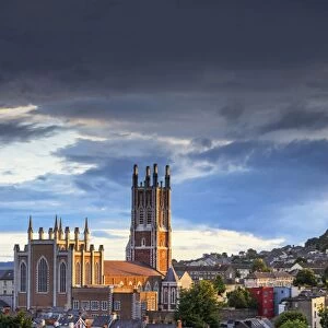 Europe, Ireland, SS Mary and Anne Cathedral at sunset in Cork