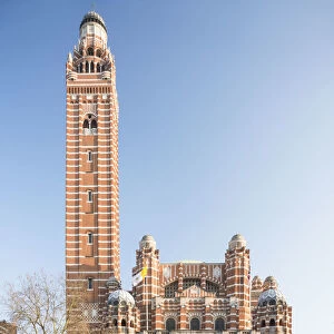 Exterior of Westminster Cathedral, London, UK