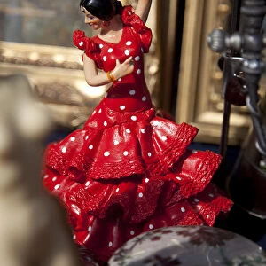 Figurine of a flamenco dancer, Barcelona, Spain