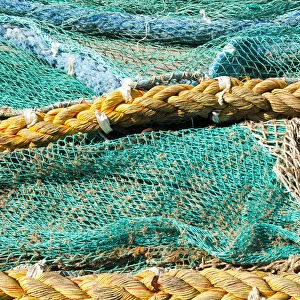 Fishing nets in Naxos, Cyclades Island, Greece