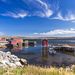 The fishing village of Joe Batts Arm, Fogo Island, Newfoundland and Labrador, Canada