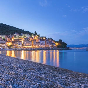 Fishing village and tourist resort of Moscenicka Draga, Kvarner Bay, Adriatic Sea