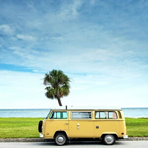 Florida, Saint Petersburg, VW Camper Van, Tampa Bay, Public Parksea