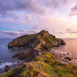 Gaztelugatxe, Biscay, Basque Country, Spain. View of the islet