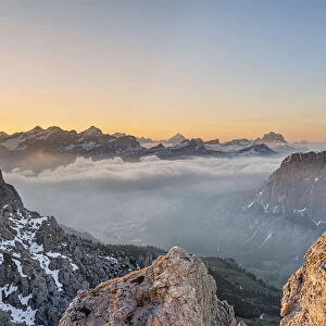 Gran Cir, Gardena Pass, Dolomites, Bolzano district, South Tyrol, Italy, Europe