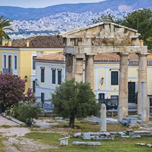Greece, Attica, Athens, Roman Forum, The Gate of Athena Archegetis