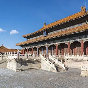 Hall of Imperial Supremacy in the Forbidden City. Beijing, Peoples Republic of China