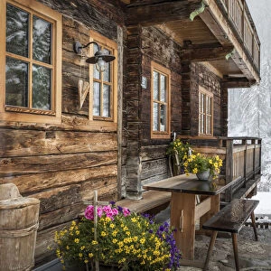 Historic mountain farm in Kalkstein, Innervillgraten, Villgraten valley, East Tyrol, Austria