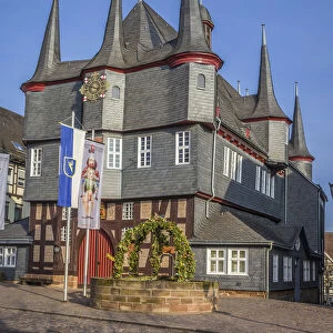 Historic town hall in Frankenberg (Eder), Hesse, Germany