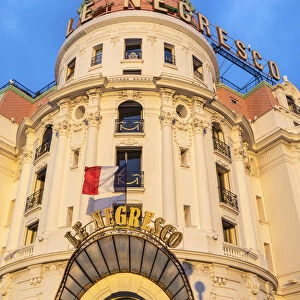 The Hotel Negresco, Promenade des Anglais, Baie des Anges, Nice, South of France