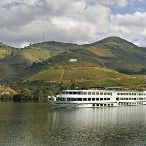 An hotel-ship at the Douro river. Portugal
