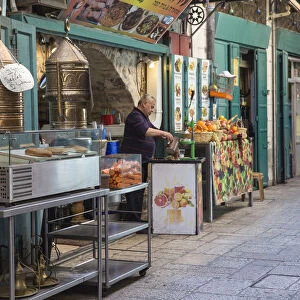 Israel, Jerusalem, Old City, Muslem Quarter, Restaurant