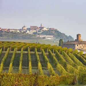 Italy, Piedmont (Piemonte), Colline del Barolo, Cuneo district, Langhe, Barolo, Castello