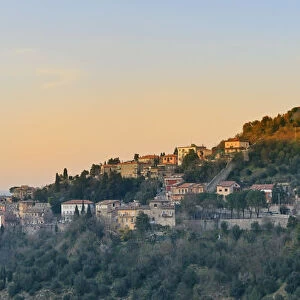 Italy, Umbria, Terni District, Narni. Rocca di Albornoz, view of the castle