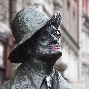 James Joyce Statue in Dublin, Ireland