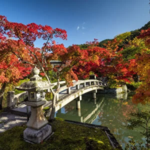 Japanese Garden Bridge, Kyoto, Japan