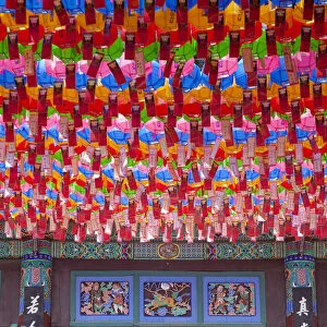 Korea, Seoul, Gangnam, Bongeunsa Temple, Lanterns, Lotus Lantern Festival celebrations
