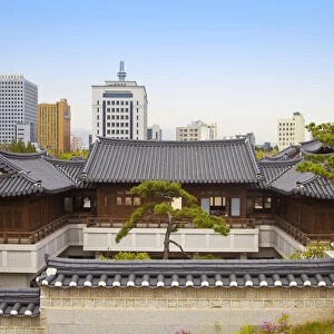 Korea, Seoul, Namsan, Namsangol Hanok Village