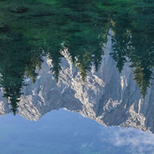 Lake Carezza, Ega valley, Nova Levante, Bolzano province, Dolomites, Trentino Alto Adige