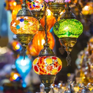 Lantern shop in the Grand Bazaar, Istanbul, Turkey