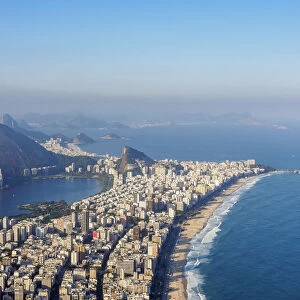Leblon and Ipanema Neighbourhoods seen from the Dois Irmaos Mountain, Rio de Janeiro