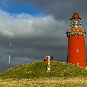 Lighthouse of Bovbjerg Lighthouse. Lemvig, Central Jutland, Denmark