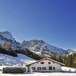 Mountain hut, Berchtesgadener Land, Bavaria, Germany