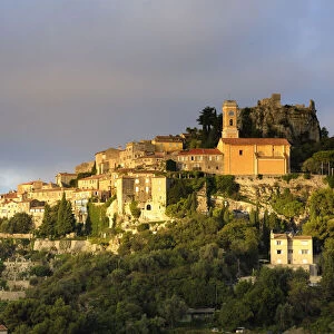 Mountain village Eze, Provence-Alpes-Cote d Azur, Mediterranean Sea, French Riviera, France