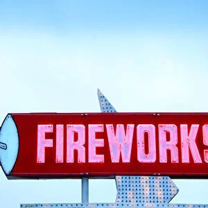 Myrtle Beach, Fireworks For Sale Sign, South Carolina