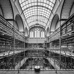 Netherlands, North Holland, Amsterdam. Cuypers Library in the Rijksmuseum, the largest
