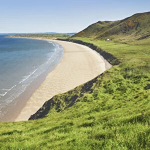Ocean bay Rhossili Bay - United Kingdom, Wales, Swansea, Gower
