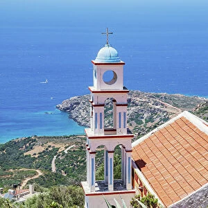 Orthodox church, Platanos, Chania, Crete, Greek Islands, Greece