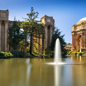Palace of Fine Arts in Presidio Park, San Francisco, California, USA
