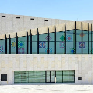 Palestine, West Bank, Ramallah, Birzeit. The Palestinian Museum designed by architects