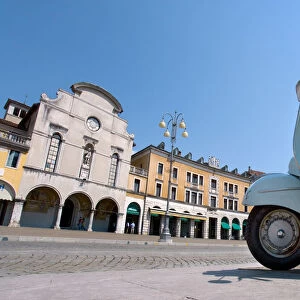Piazza dei Martiri, Belluno, Dolomites, Veneto, Italy