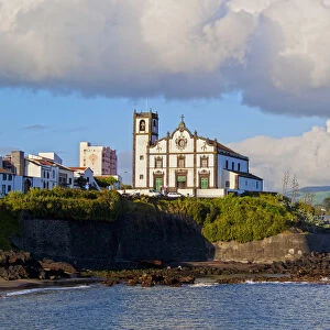 Portugal, Azores, Sao Miguel, municipality of Ponta Delgada, Sao Roque, a view towards