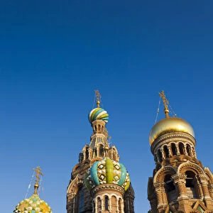 Russia, St. Petersburg, Center, Church of the Saviour of Spilled Blood on Griboedov Canal