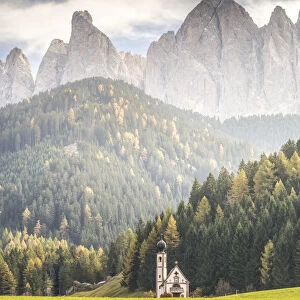 San Giovanni Ranui Church, San Pietro Village, Funes Valley, Bolzano Province, Trentino Alto Adige
