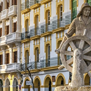 Seafarers monument, Ibiza, Balearic Islands, Spain