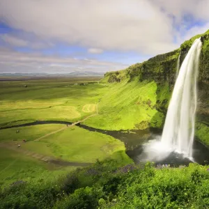 Seljalandfoss Waterfall, South Coast, Iceland