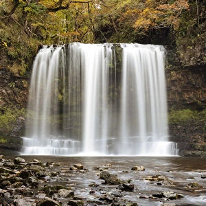 Sgwd yr Eira, Waterfall, Brecon Beacons National Park, Wales, UK